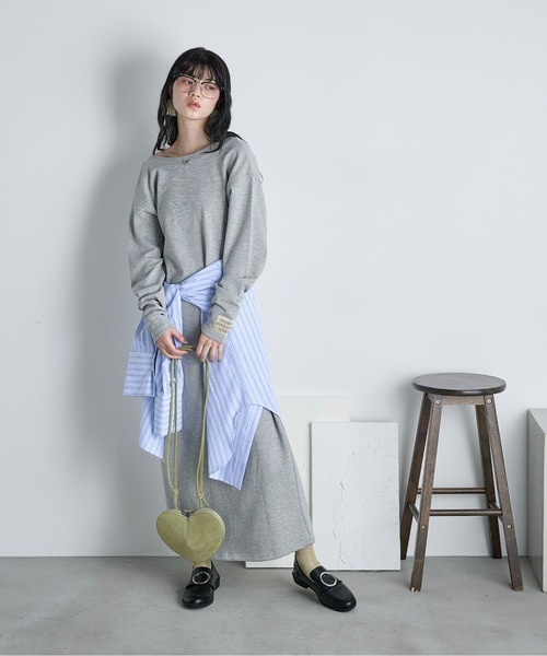 「THE YOn」 ショルダーバッグ FREE チャコールグレー レディース_画像3