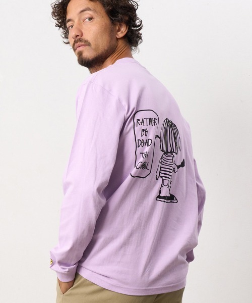 「STUD MUFFIN」 長袖Tシャツ 2 ホワイト メンズ_画像2