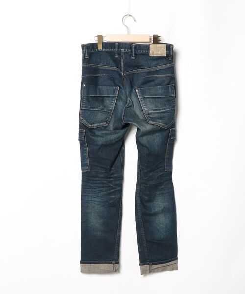 「Johnbull Private labo」 デニムパンツ MEDIUM インディゴブルー メンズ_画像2