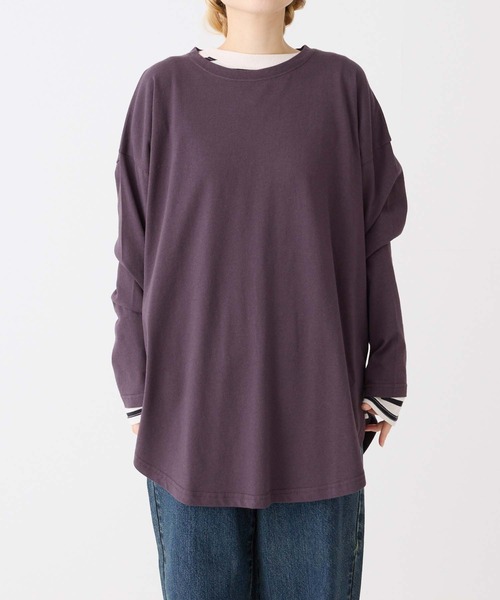 ハートマーケット（HEART MARKET） tシャツ 裾ラウンドBIG長袖