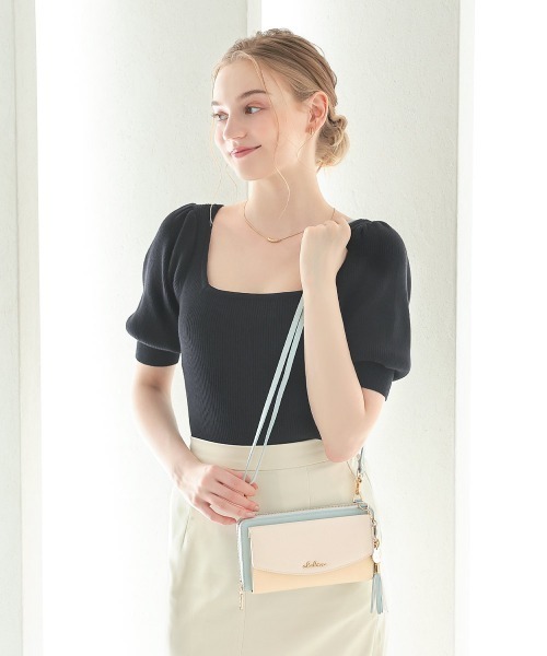 Clelia（クレリア） 長財布 財布 タッセルチャーム付きお財布 
