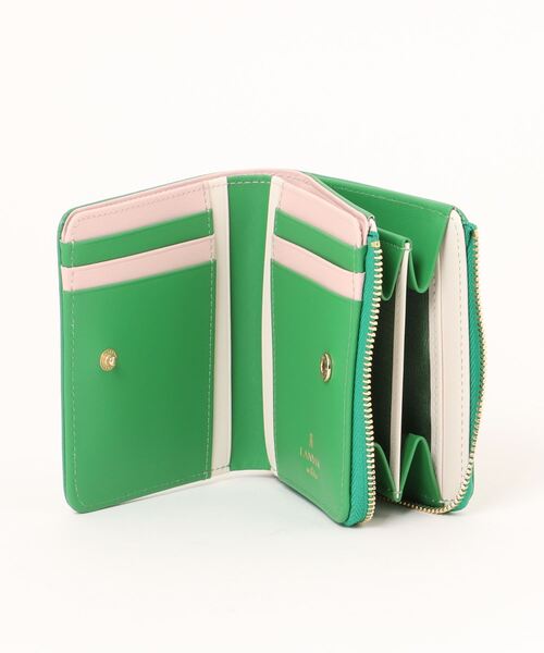 LANVIN en Bleu 財布 リュクサンブールカラー Lファスナー2つ折り財布