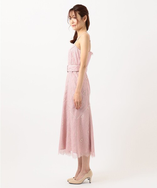 ワンピース 【WEB限定】【TOCCA LAVENDER】Floral Lace Camidress