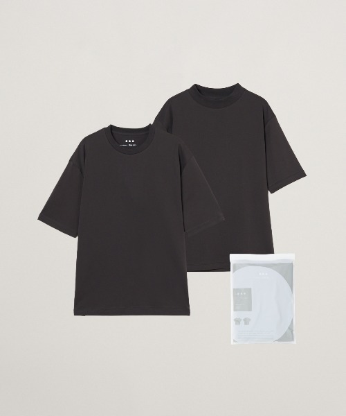 three dots（スリー ドッツ） tシャツ 「unisex」2パックTシャツ