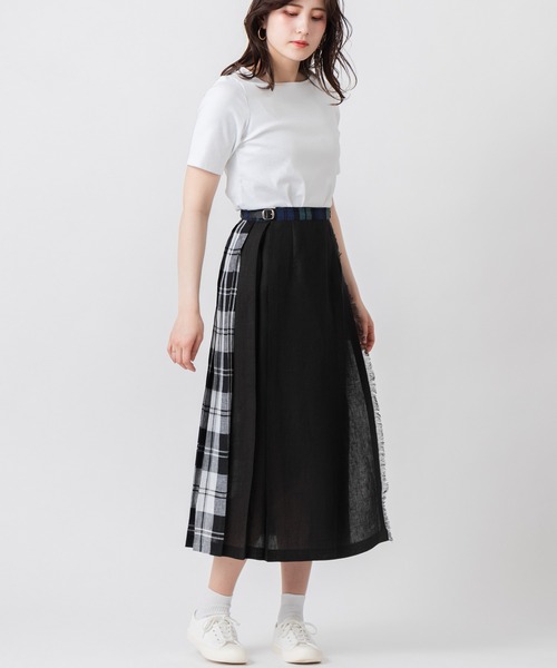 【新品別注】O'NEIL of DUBLIN×LIBERTY リネンスカート O'NEIL of DUBLIN スカート 別注 O'Neil Dublin × リバティ