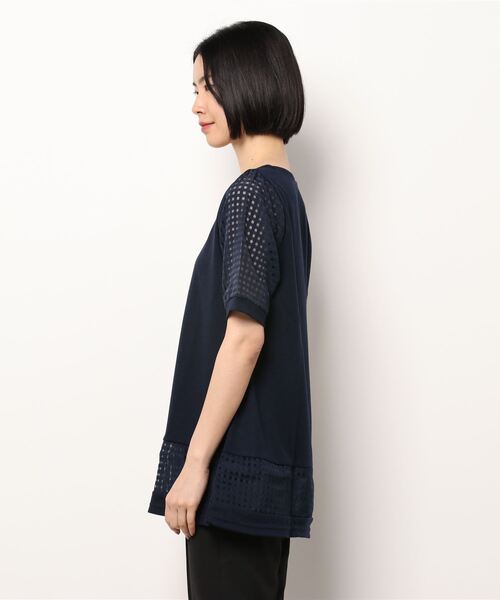 チュニック ヒンヤリ冷感シアーチェック切替チュニック|ZOZOTOWN |17