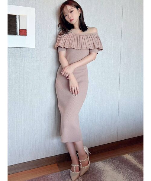 VOLUME RAFFLE DRESS ドレス　ワンピース raffle tiered resort dress – BUNNY APARTMENT