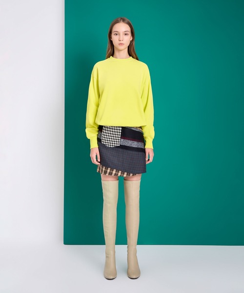 CHARLES & KEITH◆ブロックヒールショートブーツ◆送料込 CHARLES & KEITH リンクルパテント ブロックヒールブーツ