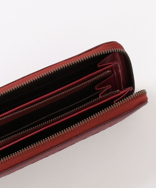 genten 財布 カットワーク ラウンド長財布 レディース メンズ