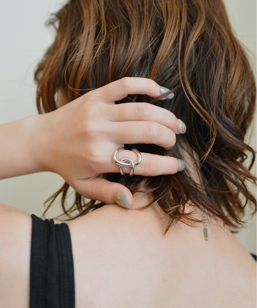 styiro（スタイロ） 指輪 リング ニッケルフリー クロスライン メタル