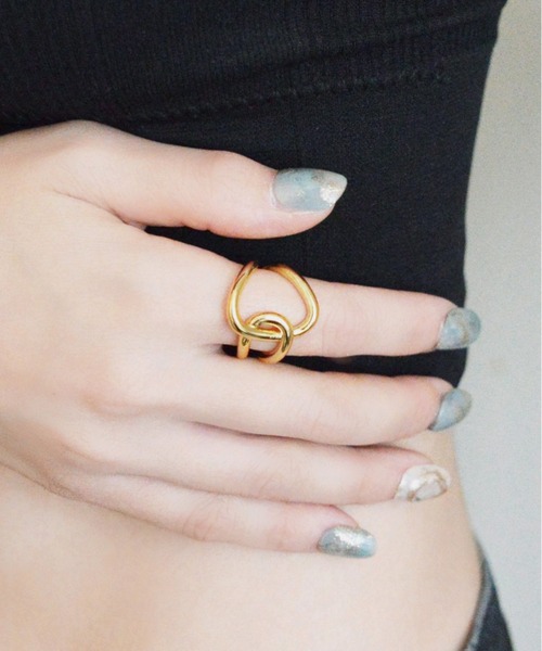 styiro（スタイロ） 指輪 リング ニッケルフリー クロスライン メタル