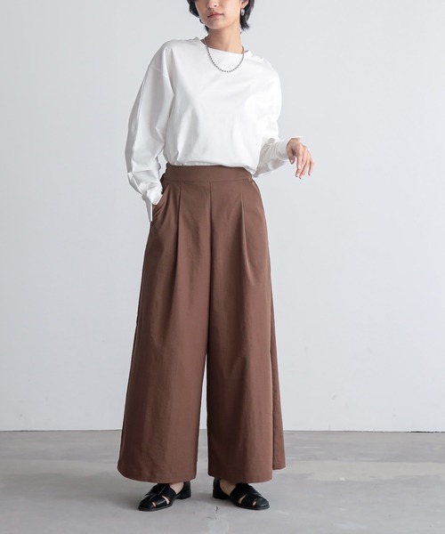 for/c（フォーシー） ワイドパンツ パンツ 「新色追加」速乾タック