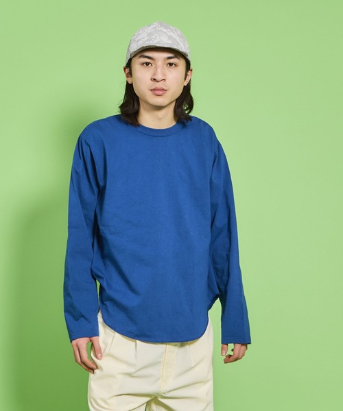 baseball ロンT 七分袖Blue 38 WALLA WALLA SPORT（ワラワラスポーツ） tシャツ L/S SET IN BASEBALL