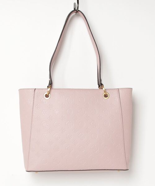 GUESS くしみピンク　レディース　ハンドバッグ　美品 Guess ゲス 2WAY ハンドバッグ PVC レディース ブランド京の蔵