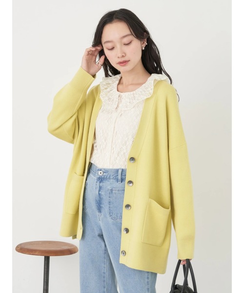 DIMORA 売れ筋商品|||ディモーラ カーディガン アウター レディース Cardigans Yellow miniministore ニットカーディガン レディース アウター