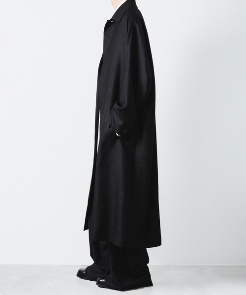 ATON BALMACAAN COAT ステンカラーコート ATO（アトウ） ステンカラーコート コート SLUB YARN BALMACAAN COAT