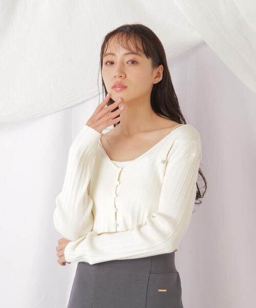 【お値下げしました！】美品♡ジルスチュアート♡ニット♡アンサンブル JILL by STUART ニット セーター ショートタケニット