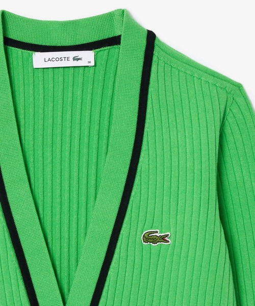 LACOSTE（ラコステ） カーディガン 3Dニットカーディガン レディース
