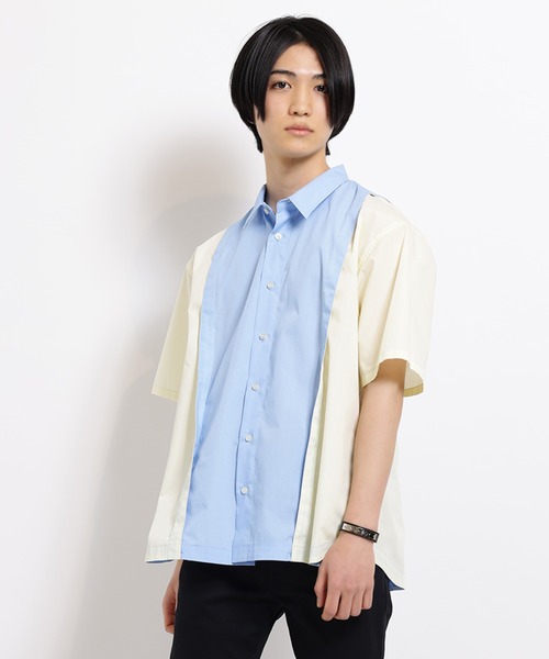 ブラウス シャツ STAND TUCK シャツ レディース メンズ