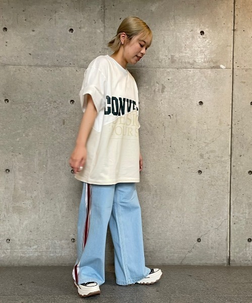 tシャツ 「CONVERSE TOKYO × kotohayokozawa」STARCUTTING PRINT TEE(UNISEX) レディース メ kotohayokozawa tシャツ 「CONVERSE TOKYO × kotohayokozawa