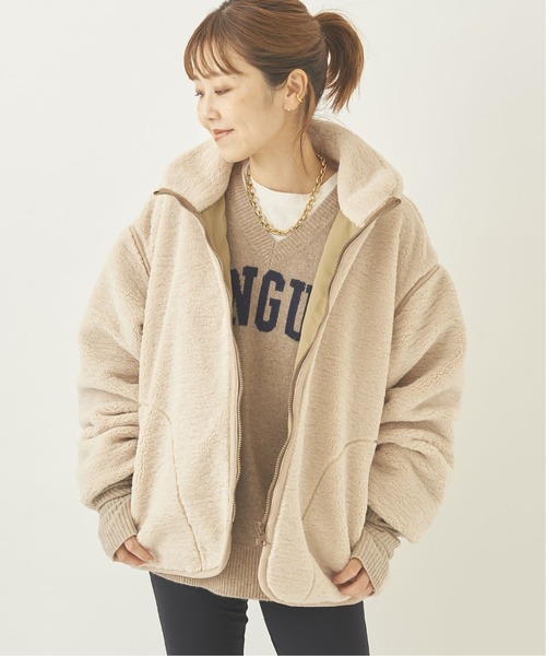 plage 「Plage」 ジップアップブルゾン 36 ベージュ レディース 