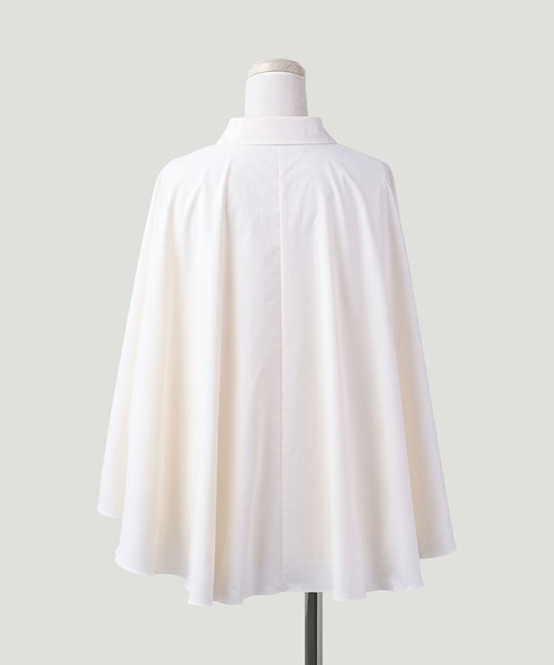 ブラウス シャツ ピンタック ケープ ブラウス HUIT レディース ピンタック ケープ ブラウス HUIT（シャツ/ブラウス）｜HUIT