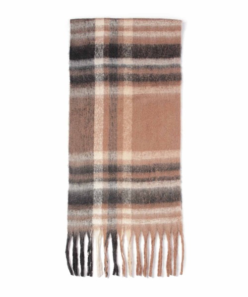 Noen（ノエン） マフラー ワンポイントボーダーマフラー メンズ