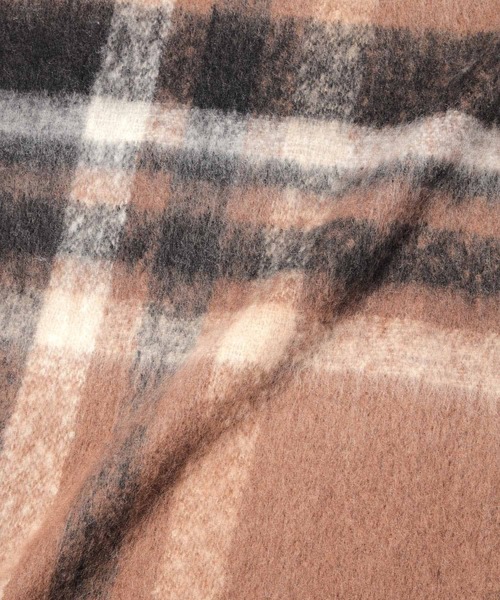 Noen（ノエン） マフラー ワンポイントボーダーマフラー メンズ