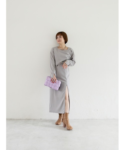 katrintokyo コーデュロイワンピ ワンピース Katrin TOKYO ワンピース layered drawstring onepiece : ZOZOTOWN