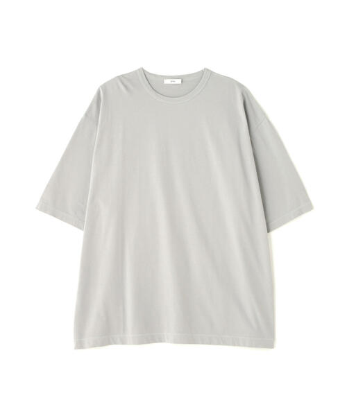 tシャツ ATON (エイトン) DRY COTTON JERSEY/CREWNECK T-SHIRT レディース ATON tシャツ (エイトン) NATURAL DYED NUBUCK | CREWNECK T