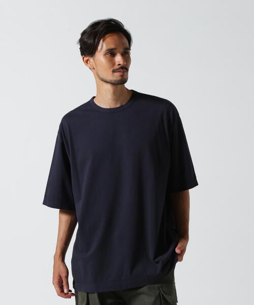 tシャツ ATON (エイトン) DRY COTTON JERSEY/CREWNECK T-SHIRT レディース ATON tシャツ (エイトン) NATURAL DYED NUBUCK | CREWNECK T