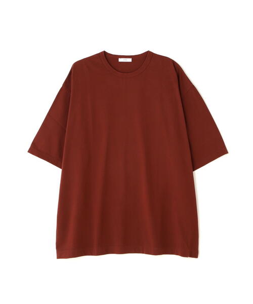 ATON tシャツ (エイトン) NATURAL DYED NUBUCK | CREWNECK T