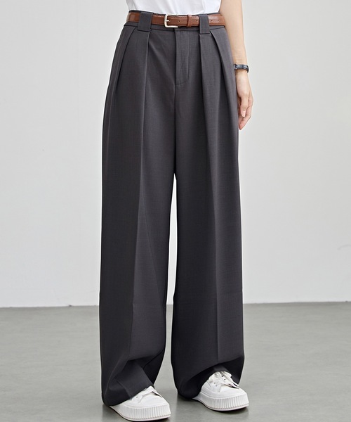 nokcha ハイウエストパンツ　レディース ハイウエストワンウォッシュパンツ[品番：MKSW0042280]｜GYDA