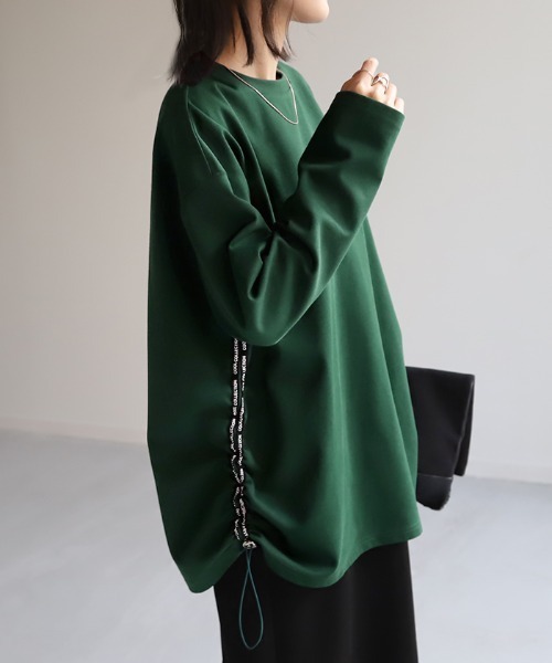 DOUUOD 売れ筋商品|||ドゥオッド Tシャツ トップス レディース T-shirts Green tシャツ ワイドクロップドTee 199138 レディース : ZOZOTOWN