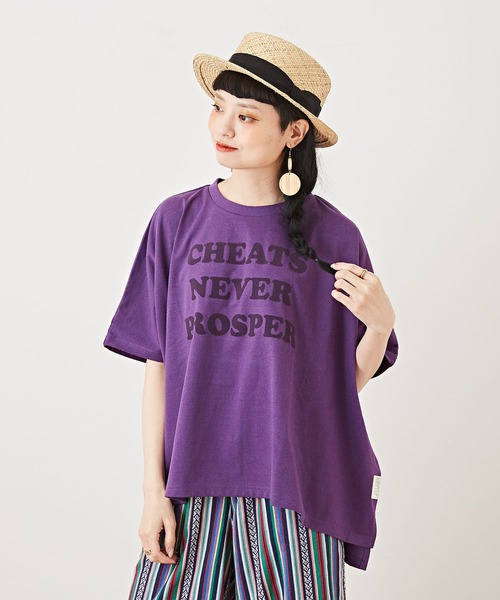 「CUBE SUGAR」 ドルマンスリーブカットソー M パープル レディース 85734890 ZOZOTOWN Yahoo!店