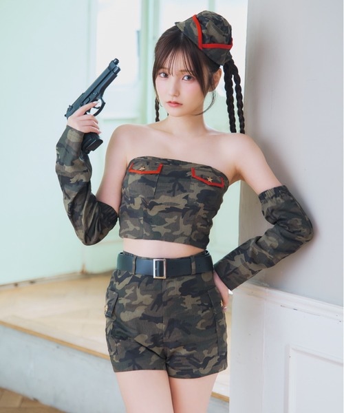 sugar nine コスプレ アーミーガールセットアップ 「コスプレ6点セット