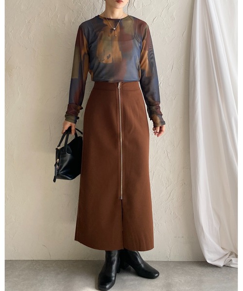 Brown＆Street ブラウンアンドストリート　シアージャガードトップス Brown&Street｜ブラウンアンドストリート 公式通販｜Official Web Store