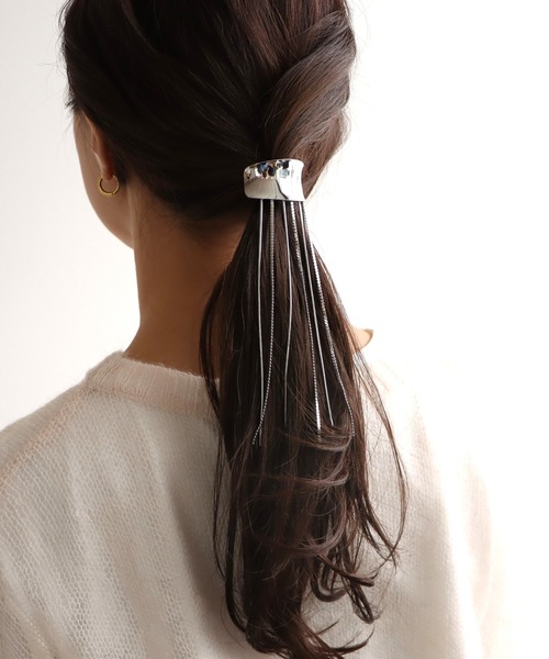 Three Four Time（スリーフォータイム） ヘアゴム フリンジチェーン