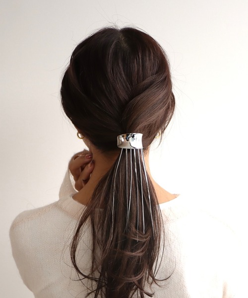 Three Four Time（スリーフォータイム） ヘアゴム フリンジチェーン