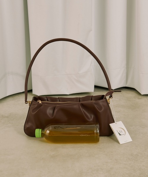 loin nuit ハンドバッグ gather hand bag / ギャザーハンドバッグ 