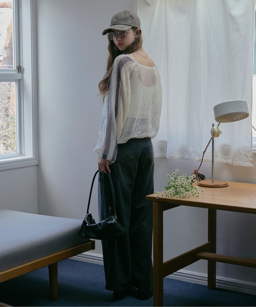 loin nuit ハンドバッグ gather hand bag / ギャザー