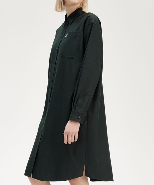【価格交渉可】FRED PERRY ワンピース　シャツ 中古・古着通販】FRED PERRY (フレッドペリー) CONTRAST COLLAR