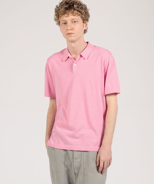【美品】JAMES PERSE コットンナイロン ポロシャツ MFCF3553 JAMES PERSE ポロシャツ コットンナイロン MFCF3553 メンズ