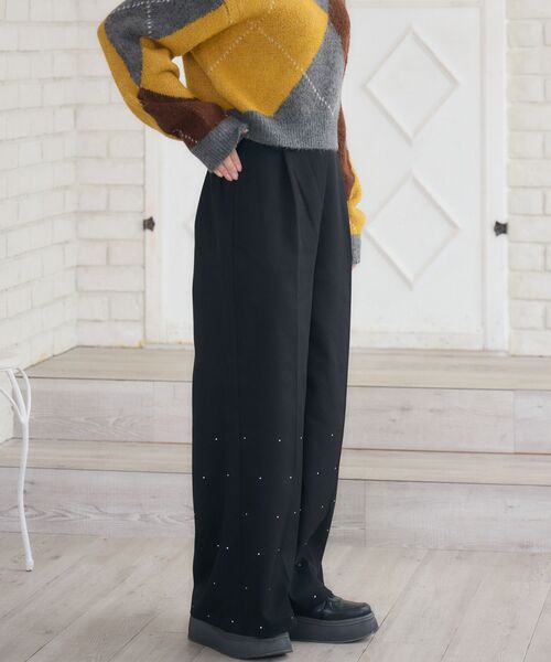 Emsexcite パンツ ビジューPT レディース : ZOZOTOWN Yahoo!店 - 通販  