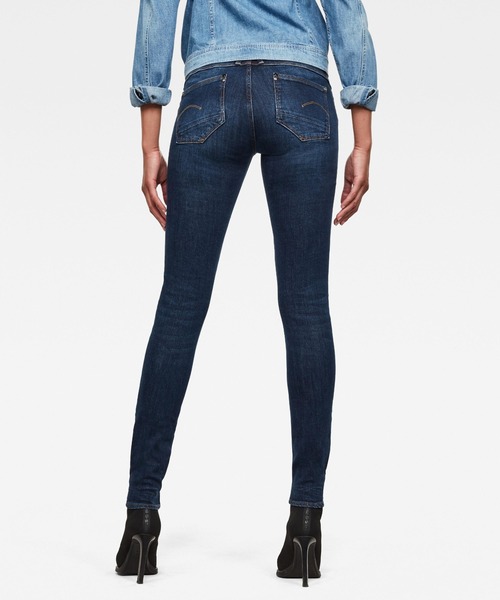 D SQUARED2【関税送料込】Jennifer ローライズスキニージーンズ G-STAR RAW ジーンズ デニム デニムパンツ LYNN SUPER SKINNY