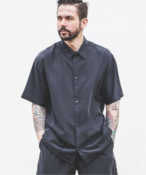 MR.OLIVE（ミスターオリーブ） シャツ T/R POWDER CLOTH / SHORT 