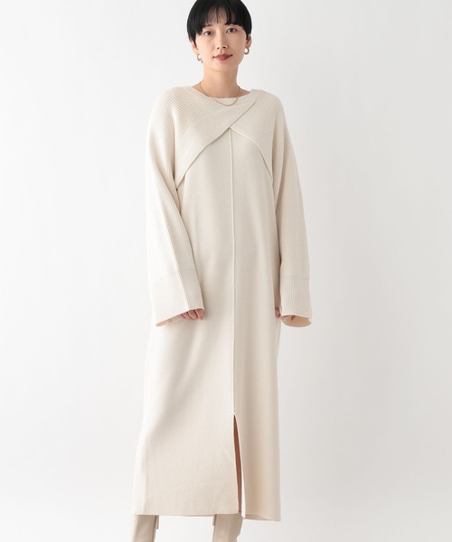 LEPSIM（レプシィム） ワンピース 2WAYショルダーカーデSETワンピース2