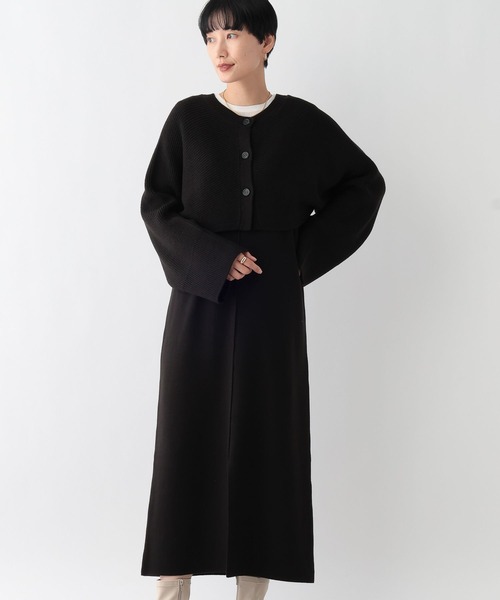 Y's FLEECE 2WAY SET LONG ONE-PIECE 黒2 Y's FLEECE 2WAY SET LONG ONE-PIECE 黒2