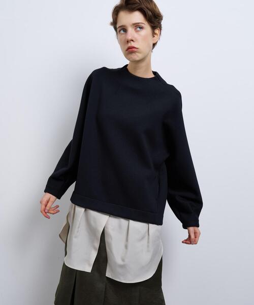 LANVIN en Bleu ワンピース レイヤードコンビワンピース : ZOZOTOWN