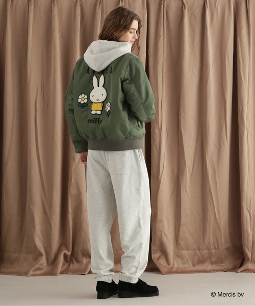 国内発/本物保証/AVIREX ミッフィースウェットパンツ 在庫僅少！ AVIREX×miffy》WEB限定SWEAT PANTS/アヴィレックス×ミッフィー